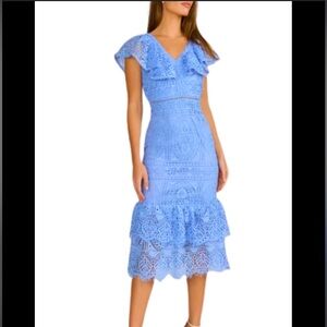 New York & Co "justt me" lace midi